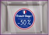 AUTOCOLLANT-FRENCH DAYS-PROMOTIONS-ADHESIF-VITRES-DEVANTURE-BOUTIQUE-MODE-CALICOT-IMPRIMEUR