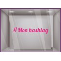 Sticker-hashtag a personnaliser-signaletique-vitrine-instagram-devanture-boutique-tendance-magasin-lettrage adhesif-autocollant 