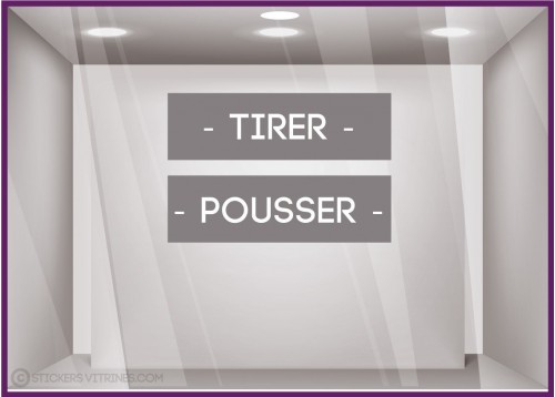 Kit Sticker Tirer/Pousser