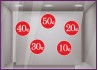 Sticker Soldes Prix Adhesif Calicot Vitrine-Magasin-Deco-Braderie-Promo-Promotion-Destockage-Commerce