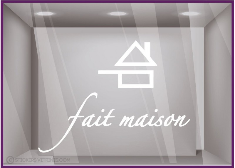 Sticker Label Fait Maison