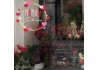 Sticker Couronne Ronde de Coeurs fete des meres boutique mode beaute vitrine adhesif maman fleuriste amour