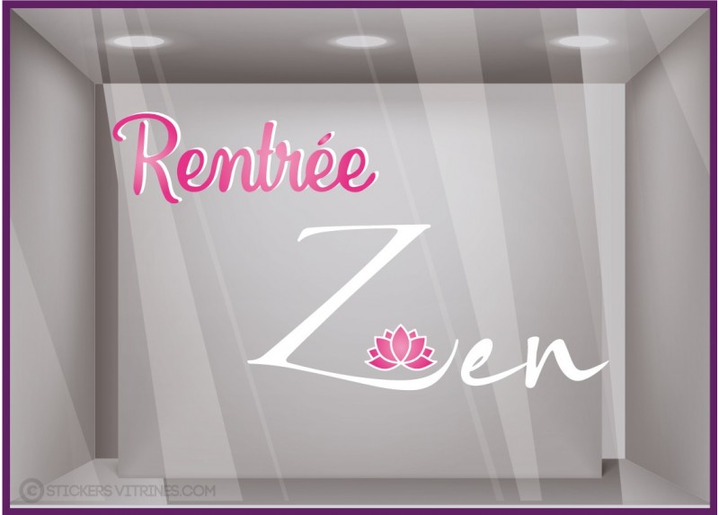 Sticker zen salon