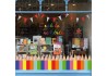 Kit de stickers Frises Crayons C'est la Rentree vitrine devanture boutique lettrage JOUET CALICOT