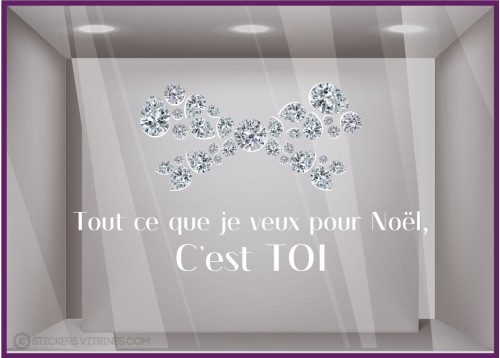 VITROPHANIE-DECORATION-ADHESIF-MAGASIN-COMMERCE-VITRE-LETTRAGE AUTOCOLLANT-NOEL_diamant