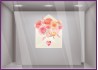 Sticker Enveloppe Love Fleurs