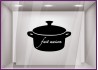 Sticker-Cocotte-Fait Maison-restaurant-cafe-bar-traiteur-bistro-signaletique-vitrine-vitrophanie