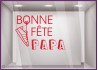 STICKER BONNE FETE PAPA SNEAKER TENNIS PERES AUTOCOLLANT PAS CHER BOUTIQUE MAROQUINERIE