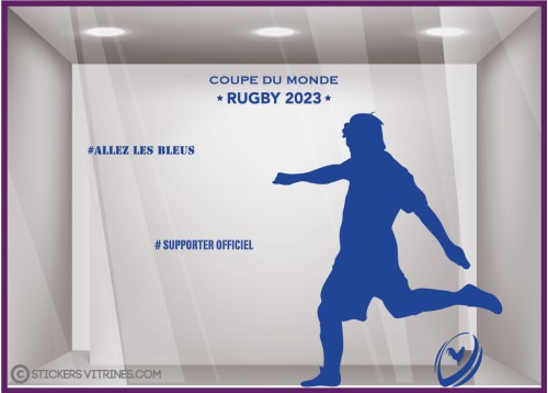 kit-stickers-coupe-du-monde-rugby 2023-sport- XV de France  bleu