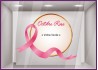 STICKER OCTOBRE ROSE A PERSONNALISER VITRINE MAGASIN VITROPHANIE CALICOT