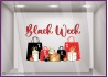 STICKER BLACK WEEK SACS ET CADEAUX VITROPHANIE ENSEIGNE VITRE