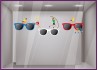STICKER LUNETTES ATHLETES DE SPORT JEUX OLYMPIQUES MAGASIN D'OPTIQUE OPTICIEN IDEE DECORATION VITRINE
