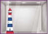 STICKER PHARE MER DECORATION MARIN BOUTIQUE VITRINE VITRE ETE VACANCES