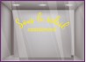 STICKER LETTRAGE SOUS LE SOLEIL EXACTEMENT ETE VACANCES VITRINE MAGASIN