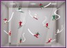 STICKER SKI SKIEUR SURFEUR MONTAGNE NEIGE VITROPHANIE NOEL DECORATION MAGASIN HIVER BOUTIQUE