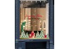 STICKER FRISE CADEAUX SAPIN VITROPHANIES AUTOCOLLANT GEANT PAS CHER JOYEUSES FETES GUIRLANDE MAGASIN BOUTIQUE IMPRIMEUR