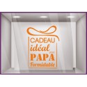 Sticker Cadeau idéal pour Papa fete des peres papas mode parfumerie accessoire chaussure lettrage adhesif calicot