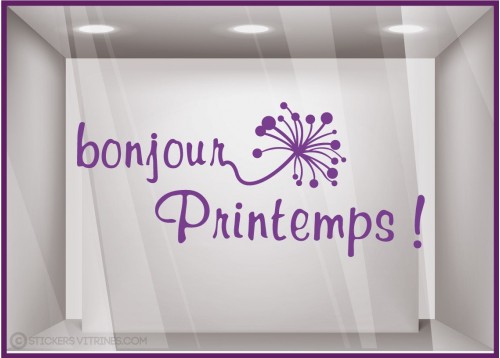 Sticker Bonjour Printemps !
