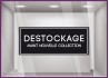 Sticker Destockage Avant Nouvelle Collection vitrophanie enseigne braderie soldes nouvelle collection mode maroquinerie adhesif 