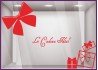 Kit de Stickers Le Cadeau IdEAL VITRINE NOEL DEVANTURE ADHESIF CALICOT VITROPHANIE VITRE LETTRAGE