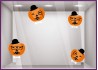 Stickers Citrouilles Halloween-vitrine-devanture-boutique-magasin