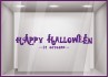 Sticker-Texte Happy Halloween-octobre-vitrine-boutique-magasin-lettrage adhesif-autocollant geant