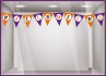 Sticker Frise Halloween-fanions-vitrine-devanture-boutique-magasin