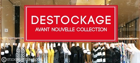 Stickers adhésifs Braderie pour les liquidations des magasins