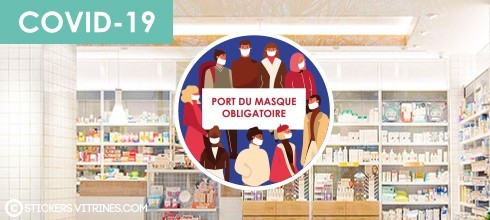 Equiper son magasin contre le Coronavirus : Signalétique et stickers 