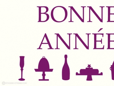 Souhaitez Bonne Année a vos clients avec nos stickers !